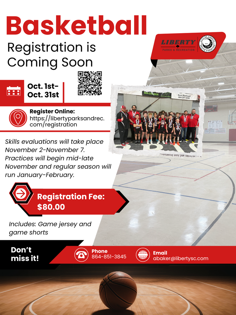 Basketball Registration Coming Soon