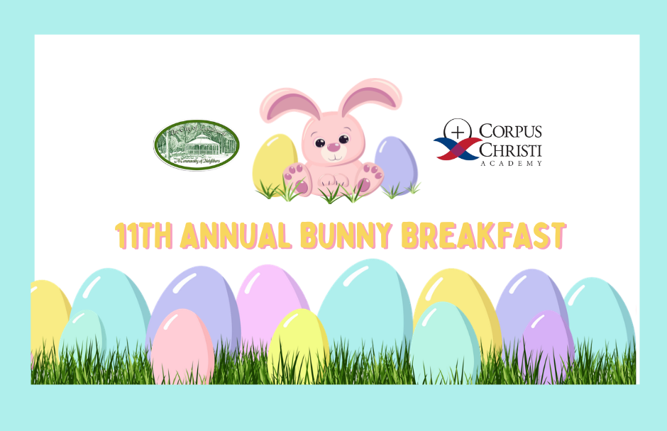 cartoon bunny with city logo