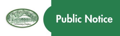 city logo with Press Notice