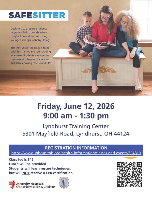 Safe Sitter class flyer