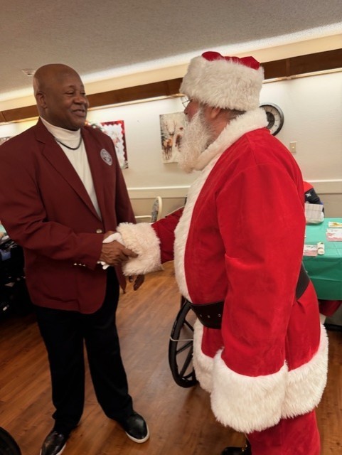 Mayor and Santa