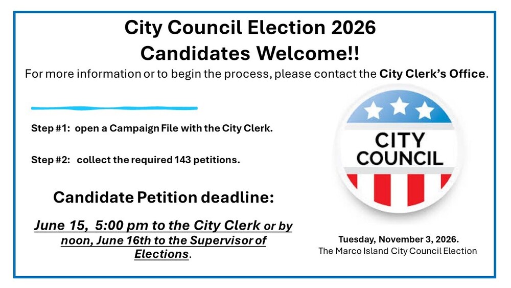 Annoucing process to be a candidate for the 2026 City Council Election