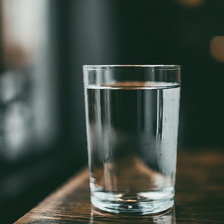 glass of water