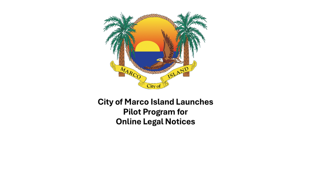 city of marco island logo for piolot launching program