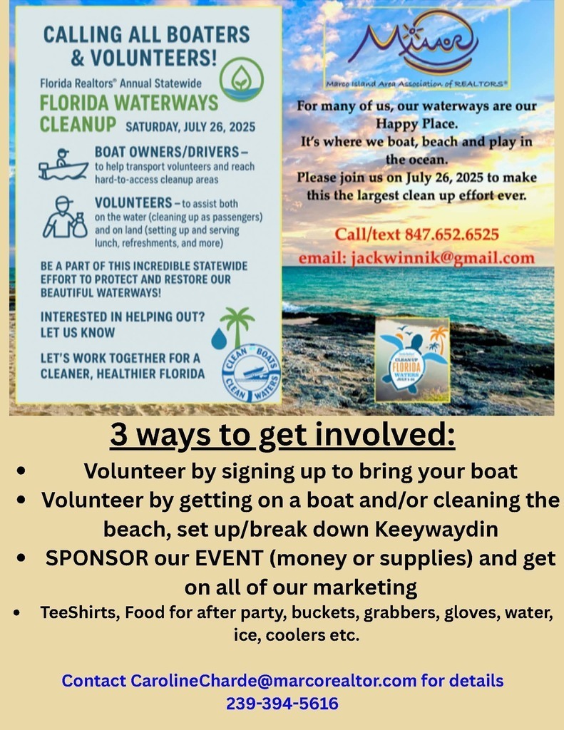 July Waterway Cleanup