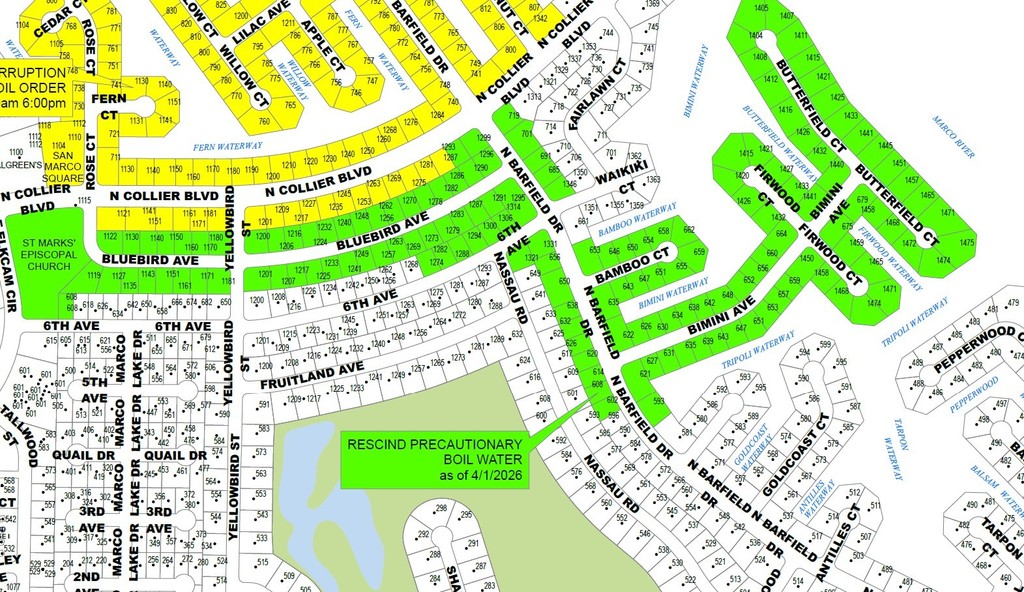 MAP 1 BLUEBIRD AREA RESCIND