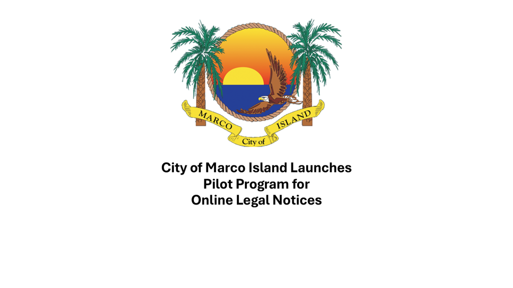 city of marco island logo for piolot launching program