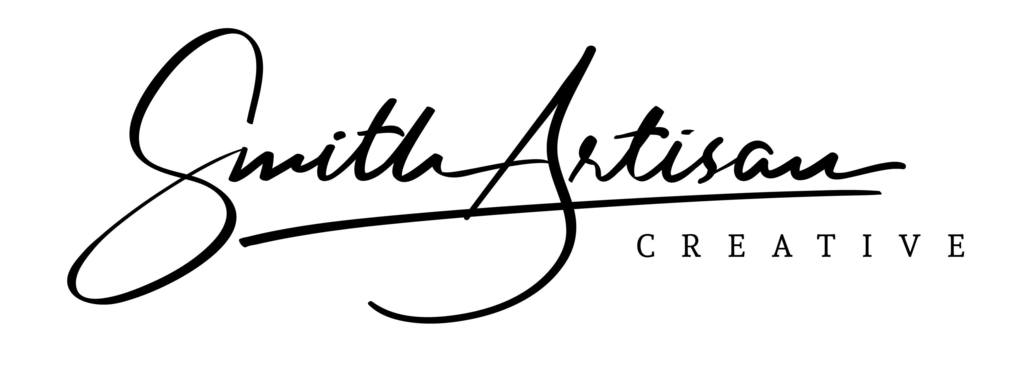 Smith Artisan Creative logo featuring the words “Smith Artisan” in large black script with “Creative” in smaller spaced lettering beneath it on a white background.