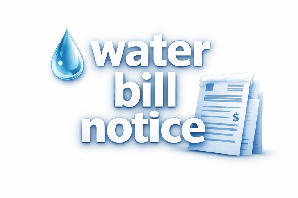 water bill notice