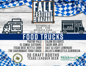 Fall Festival and Bazaar Food Trucks 2022