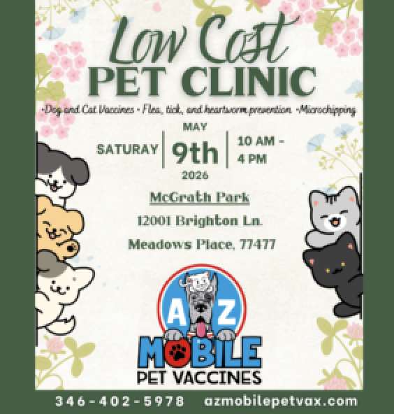 Low-Cost Vet Clinic Returns to Meadows Place