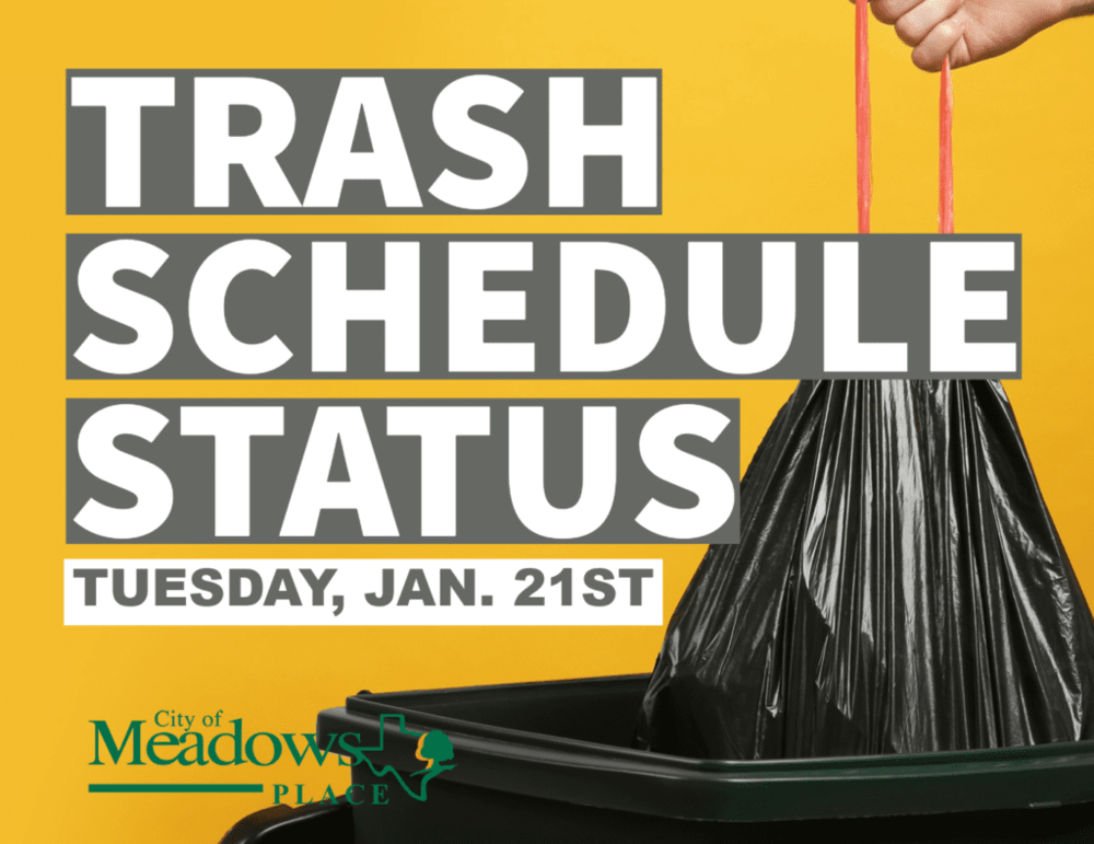 trash schedule status