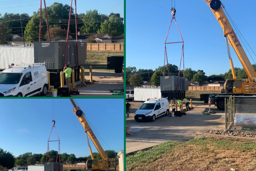 Wastewater Treatment Plant Generator Installation Complete