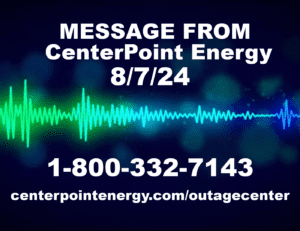 Important Notice from CenterPoint Energy