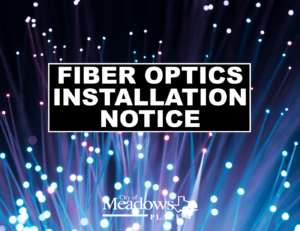 Fiber Optics Installation Notice