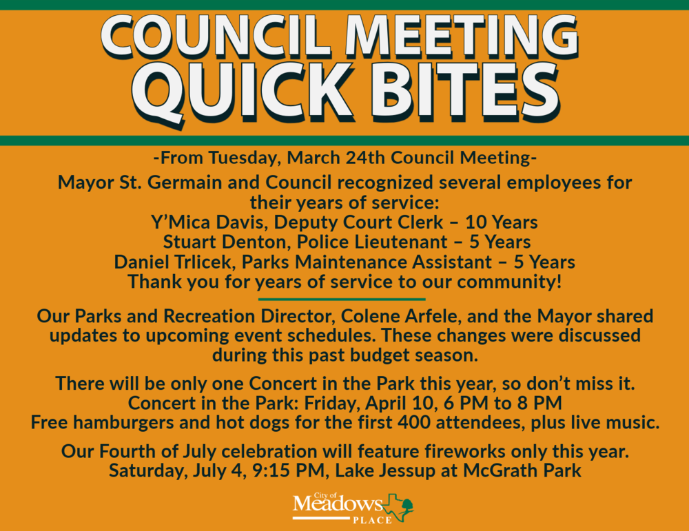 council meetings