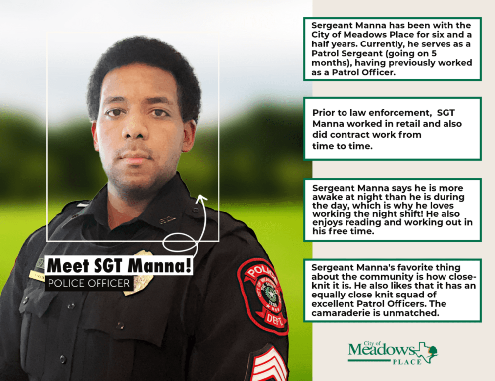 Employee Spotlight | Sergeant Manna