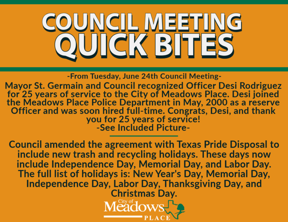 Council Quick Bites | June 24, 2025