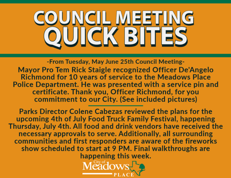 Council Quick Bites | June 25, 2024