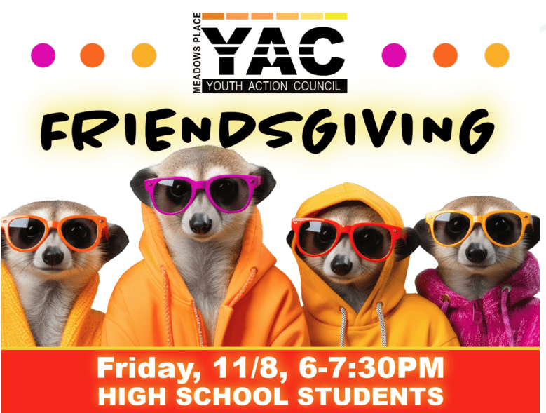 High School Students – Join Us for YAC Friendsgiving!