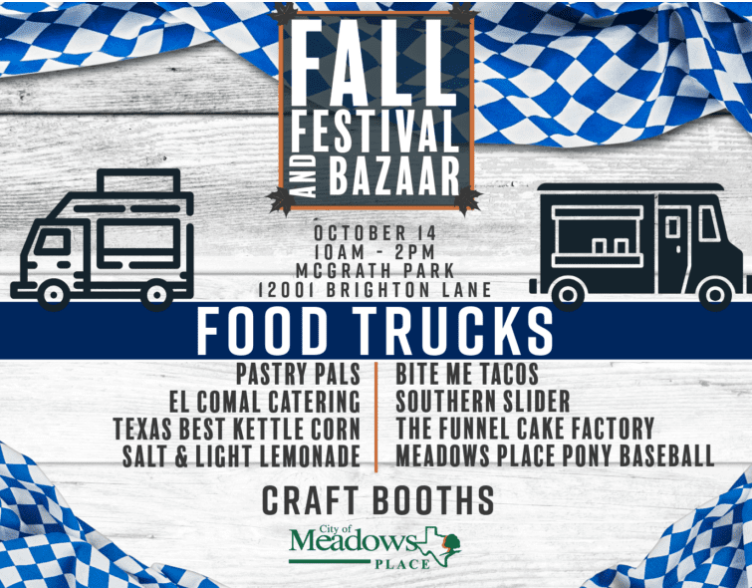 FALL FESTIVAL AND BAZAAR FOOD TRUCKS 2023