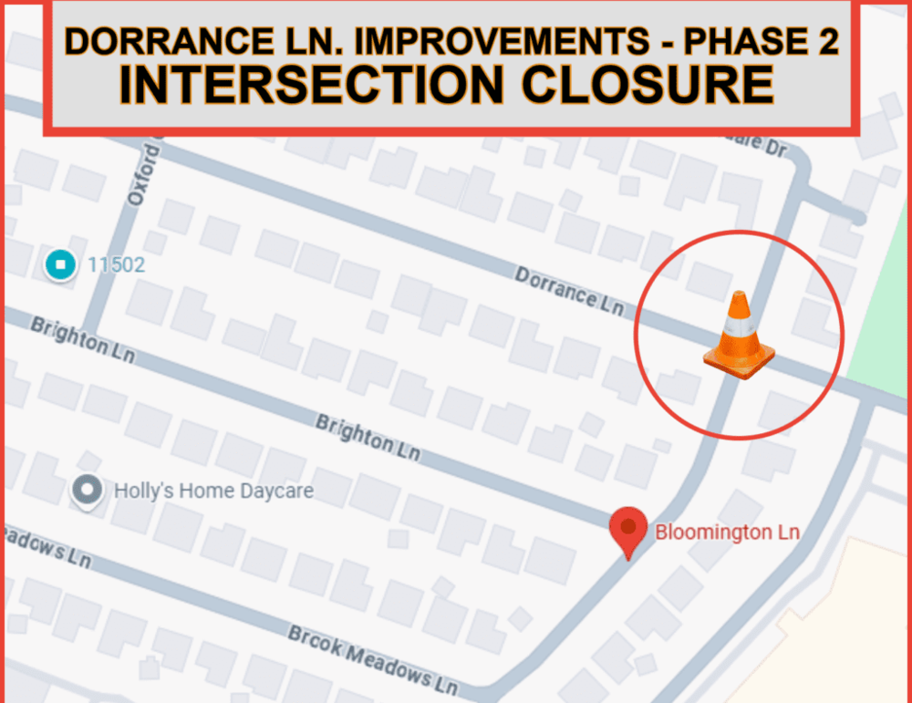dorrance intersection closure map