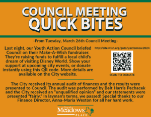 COUNCIL QUICK BITES | MARCH 26, 2024