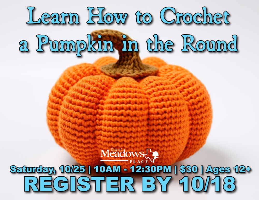 Learn to Crochet a Pumpkin in the Round