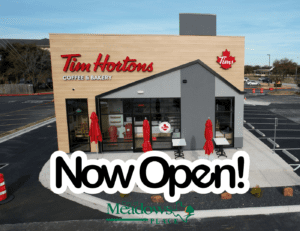 Tim Hortons Now Open