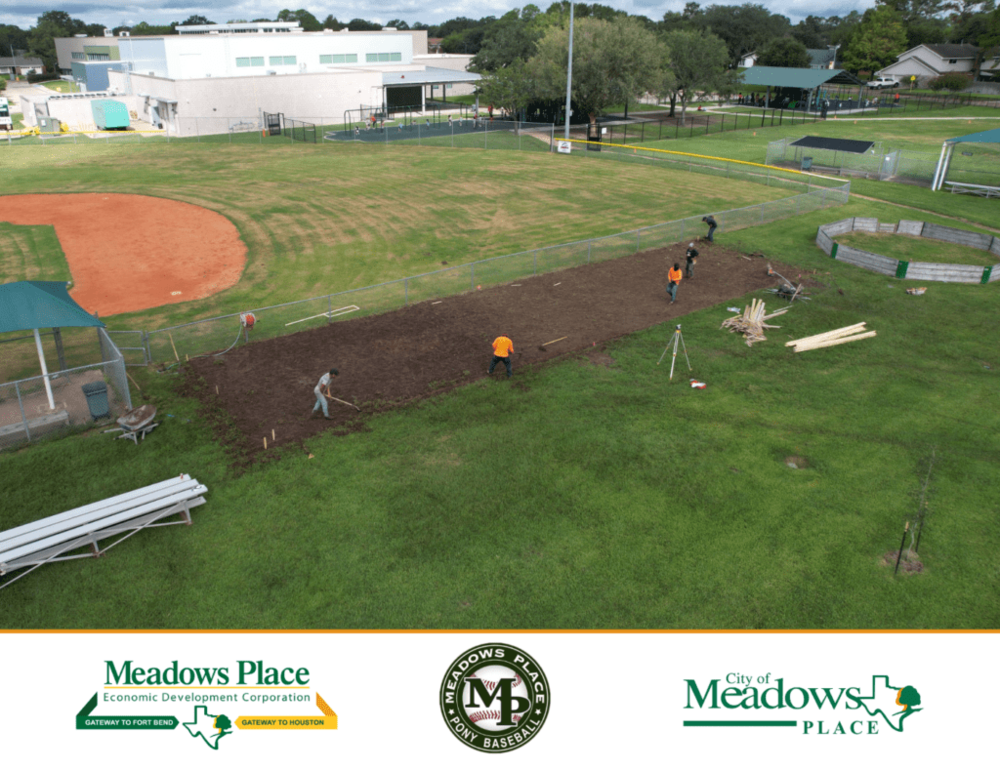 building of Baseball Batting Cage