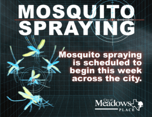 Mosquito Spraying to Start the Week of 3/11/24