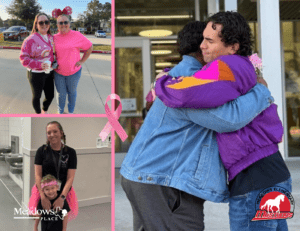 Meadows Elementary School Stands up Against Breast Cancer!