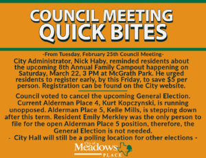 COUNCIL QUICK BITES | FEBRUARY 25, 2025