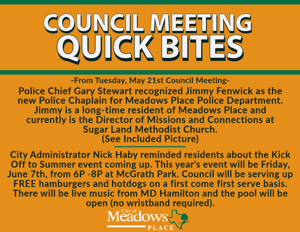 Council Quick Bites | May 21, 2024