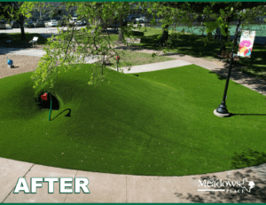 New Turf Added to Sensory Park Hill