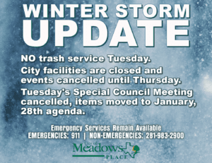 Winter Storm Update
