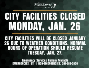 city facilities flyer