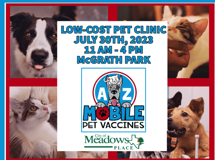 Low Cost Pet Clinic July 30th, 2023