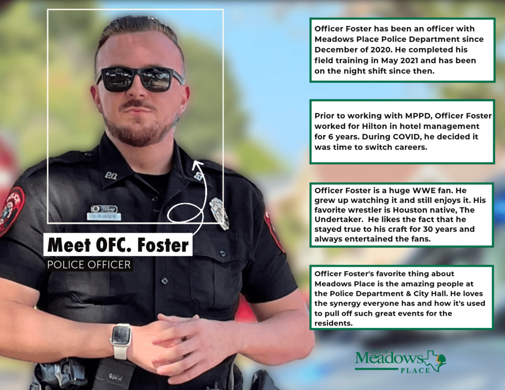 Employee Spotlight | Officer Foster