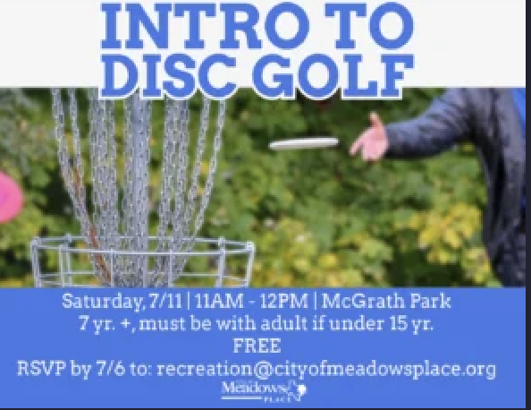 Intro to Disc Golf