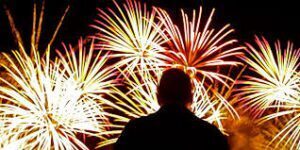 Fireworks on the 4th of July