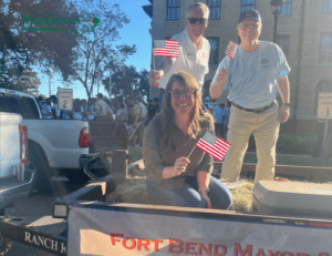 Mayor St. Germain Participates in Fort Bend County Fair Parade