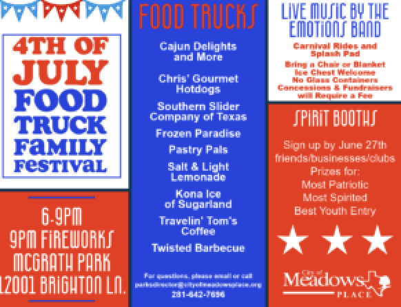 4TH OF JULY Family Festival Food Trucks 2025