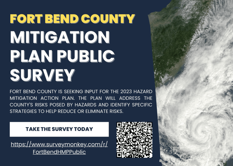 Participate in Fort Bend County Hazard Mitigation Plan Survey 2023