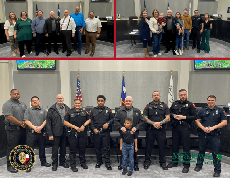 Chief Stewart Celebrates Three Decades of Service to Meadows Place