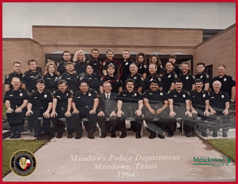 Chief Stewart Celebrates Three Decades of Service to Meadows Place