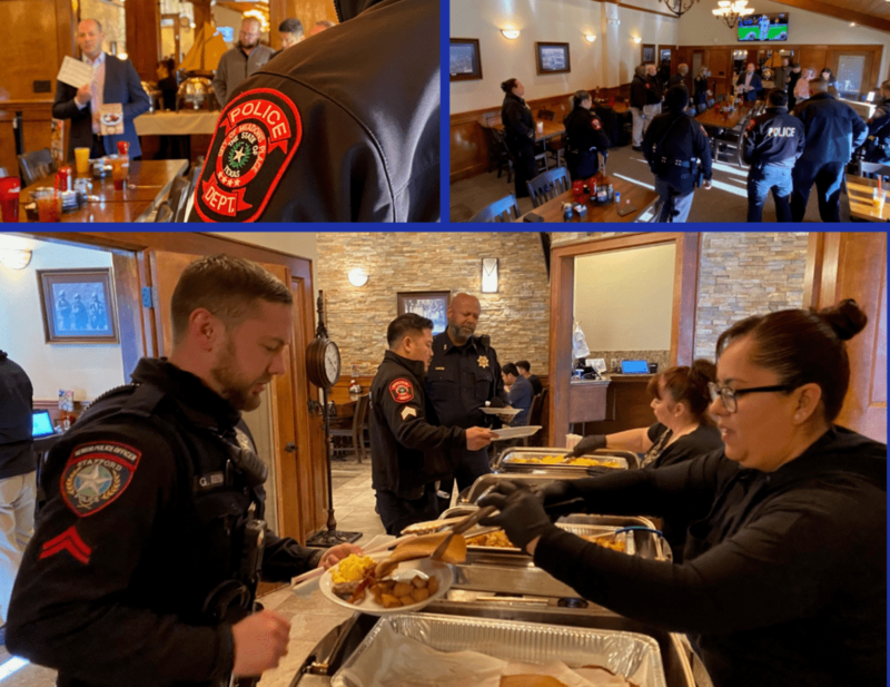 Local Law Enforcement Treated to Free Breakfast