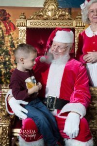santa and child