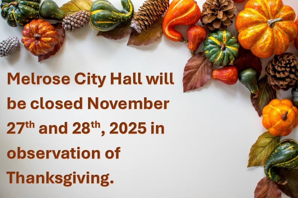 Thanksgiving closure sign