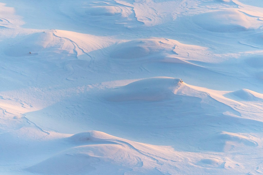 snow drifts